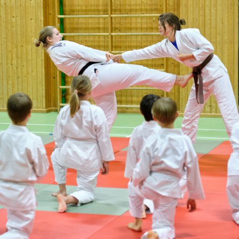 Ju-Jutsu-Kinder Training