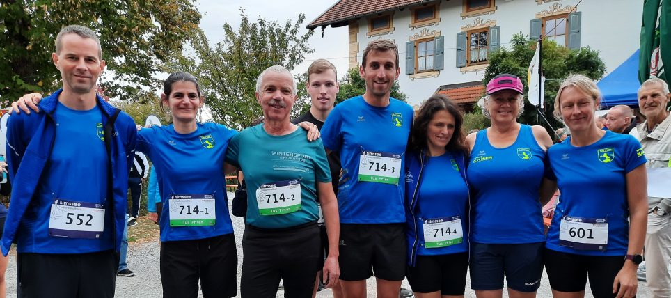 TuS Prien Läufer beim 15. Simssee-Halbmarathon stark vertreten