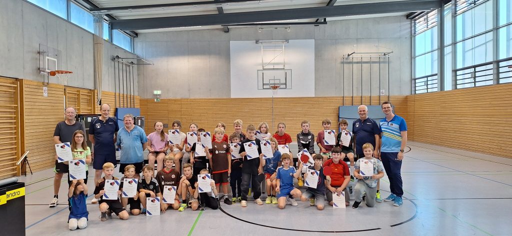 Tischtennisabteilung des TuS Prien auch dieses Jahr wieder Gastgeber für die Kinder des Priener Ferienprogrammes.