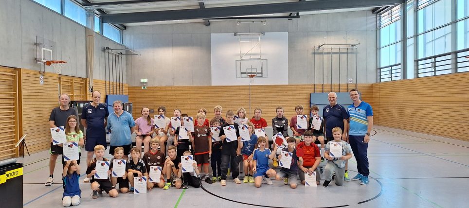 Tischtennisabteilung des TuS Prien auch dieses Jahr wieder Gastgeber für die Kinder des Priener Ferienprogrammes.
