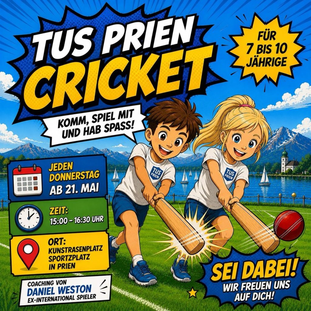 Cricket für Kinder beim TuS Prien