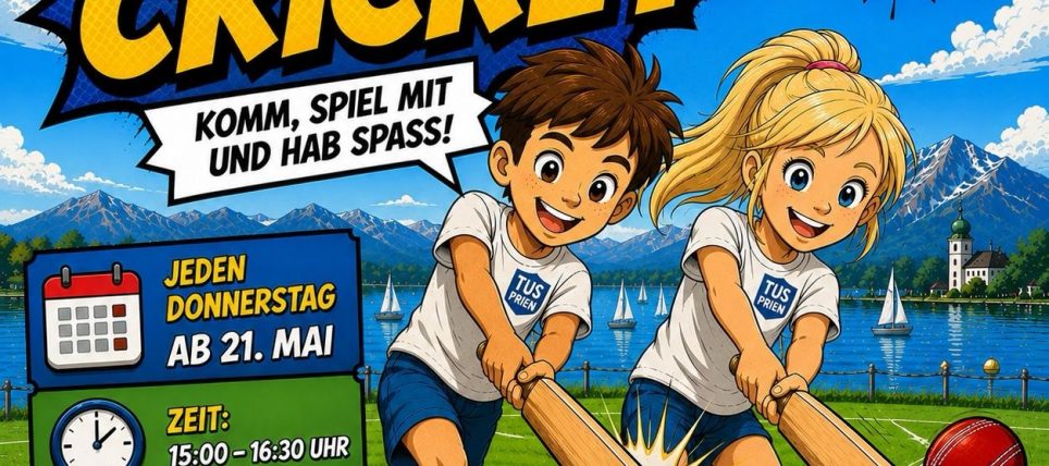 Cricket für Kinder beim TuS Prien