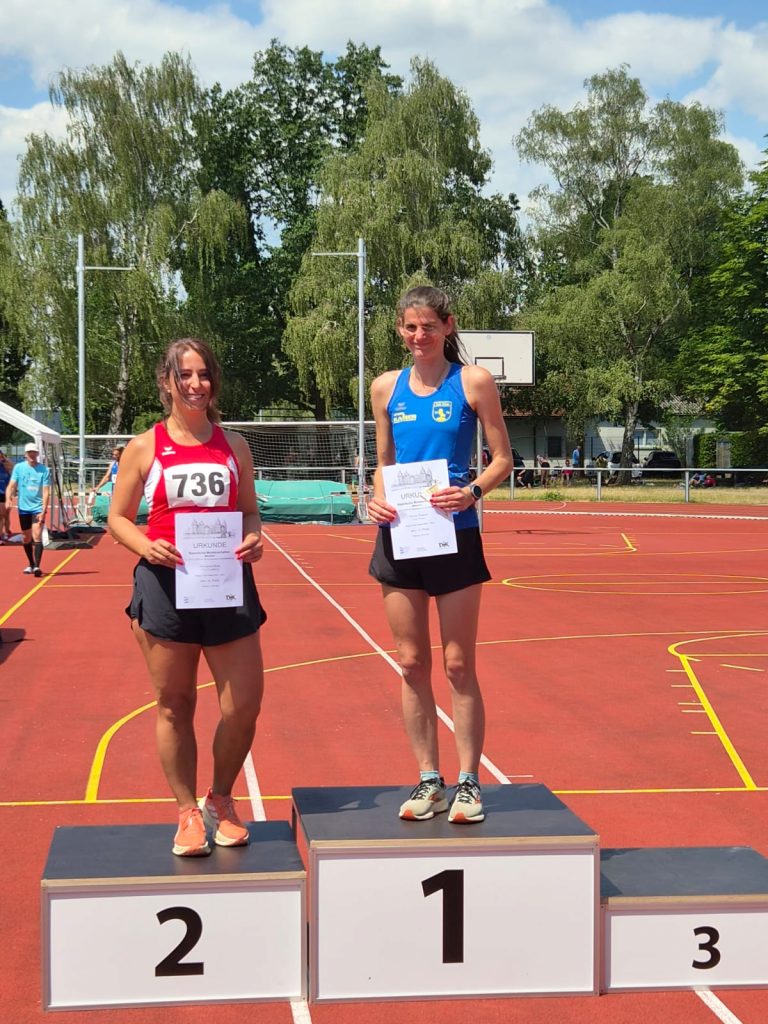 Zweimal Gold für Nicole Fischer bei den bayer. Leichtathletikmeisterschaften der Masters
