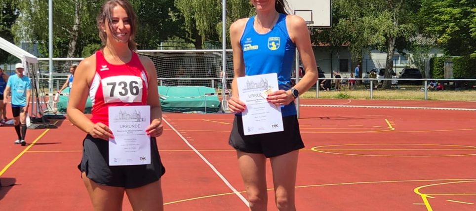Zweimal Gold für Nicole Fischer bei den bayer. Leichtathletikmeisterschaften der Masters